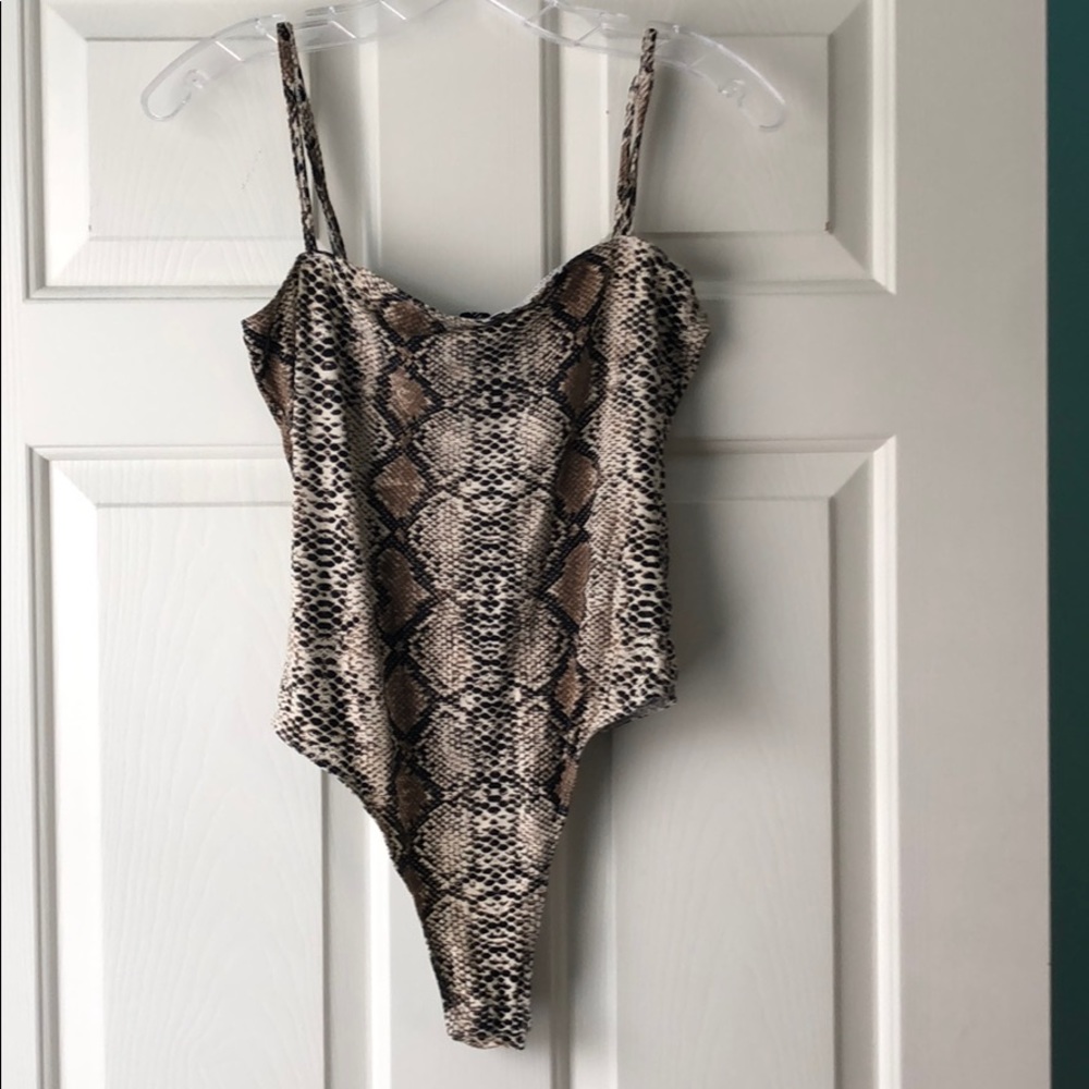 Shein Snake Skin Bodysuit